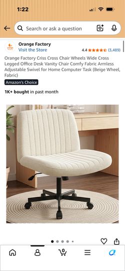 Ergonomic swivel desk chair