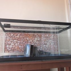 40 Gal. Breeder Fish Tank In Brand New Condition . Must See To Fully Appreciate . Only 5 Weeks Old . 