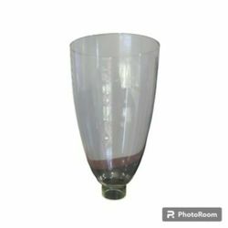 Vintage Hand Blown Crystal 8" Williamsburg Style Hurricane Candle Shade