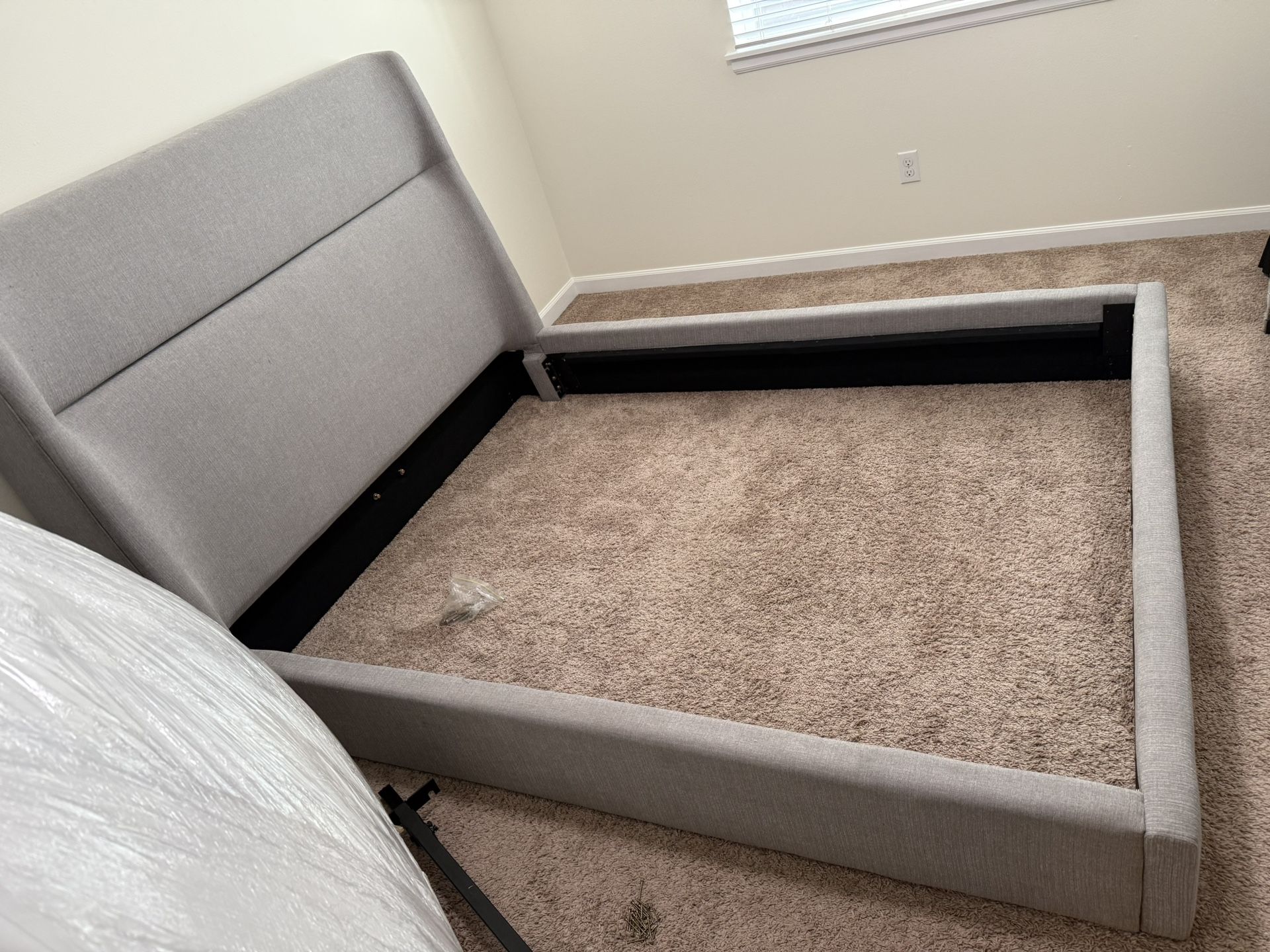 Grey Queen Bed Frame