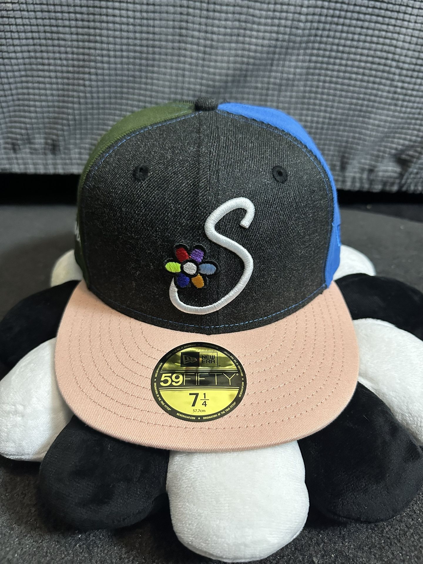 JAETIPS SAVIOR FLOWER NEW ERA 59FIFTY -BLACK BLUE PINWHEEL