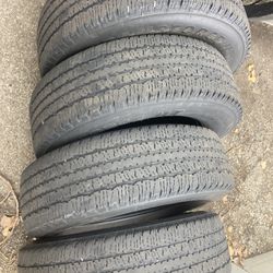 Lt 245-75-17 Firestone Set Of Tires 