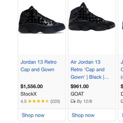 Jordan 13 Cap And Gown