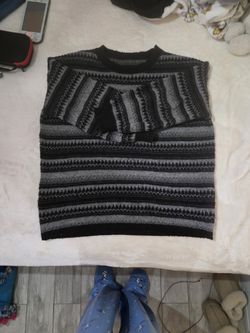 Oversized Knit Grandpa Sweater