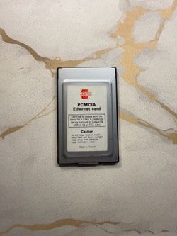 Vintage PCMCIA Ethernet Network Card Made in Taiwan Untested Card Only