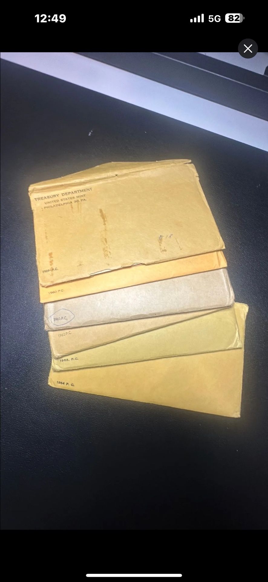 1(contact info removed) Proof Sets