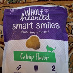 Wholehearted Smart Smiles Cat Treats 1lb Bag Best By 2025