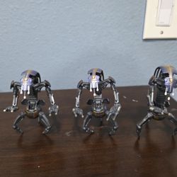 Starwars: Lot Of 3 Droideka 