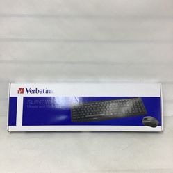 BRAND NEW Verbatim Silent Wireless Keyboard And Mouse 