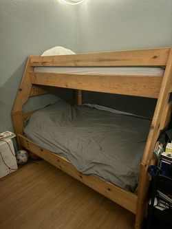 Adult wood bunk bed - litera de Madeira