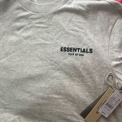 Essentials light oatmeal shirt size S.