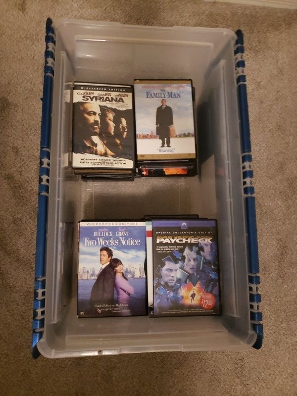 DVD and Blue Ray's Movies