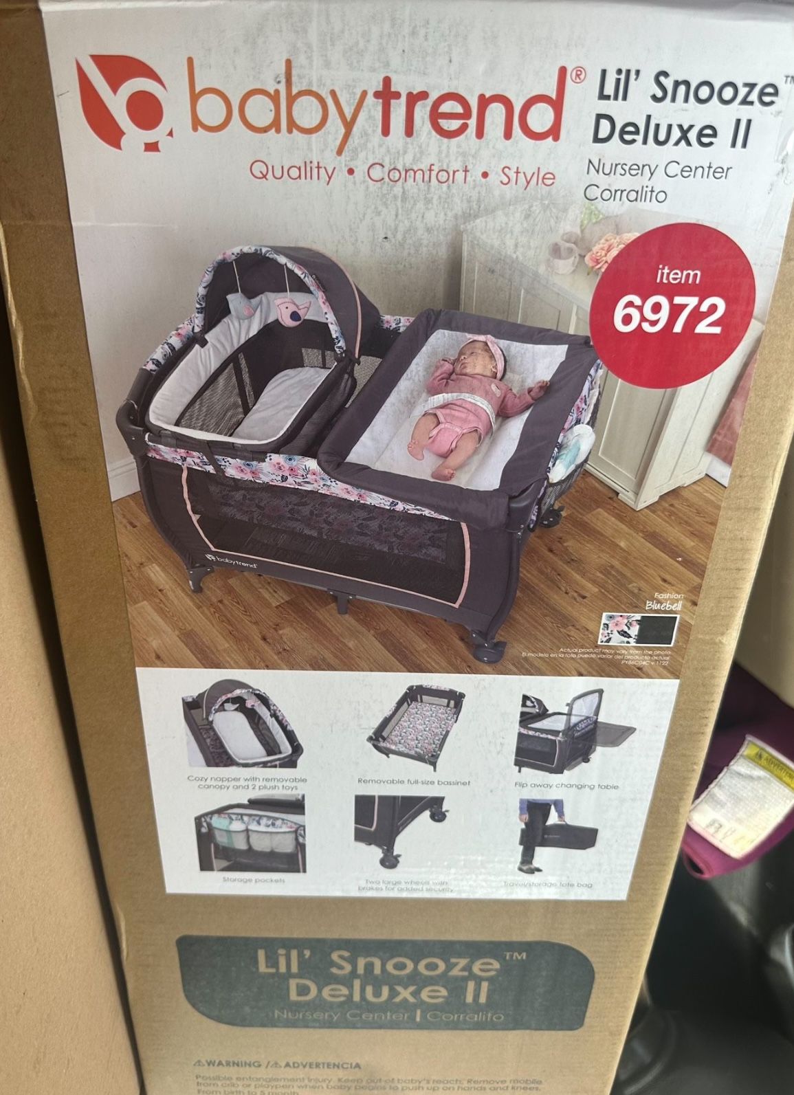 Playpen With Bassinet & Changer Table