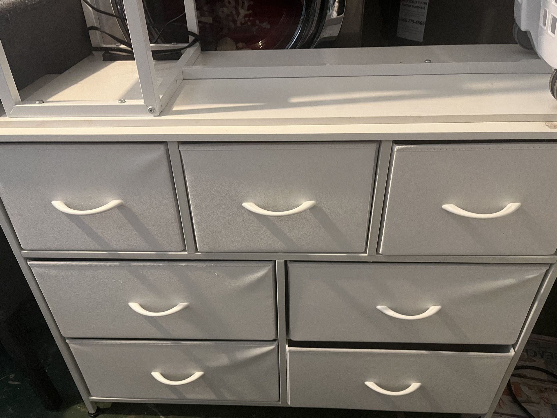 Dresser And Desk Matching Set
