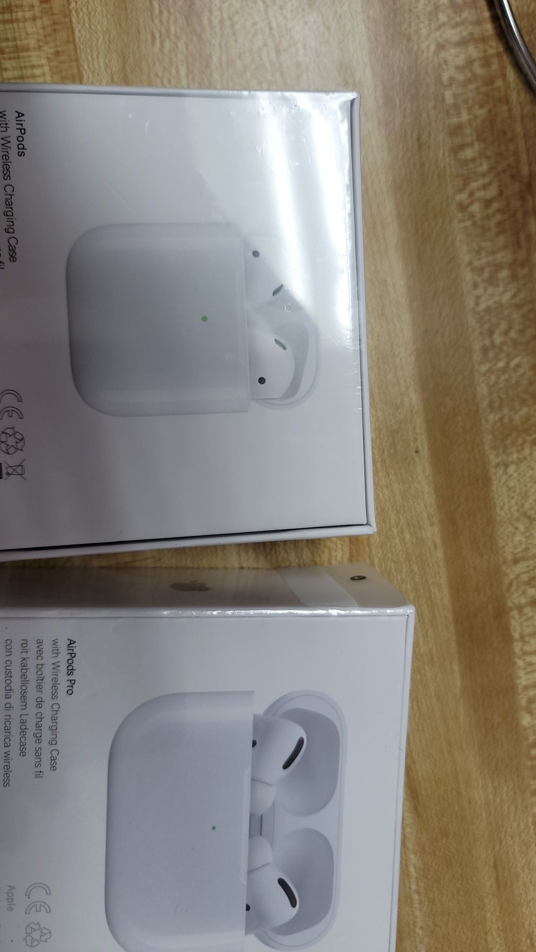 Air pod's 2nd generation an Pro's new in the box plastic cover