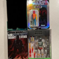 Boba Fett Deluxe Black Series Set *MINT* Star Wars Return of the Jedi 06 F1271 Hasbro Disguise Proto Retro