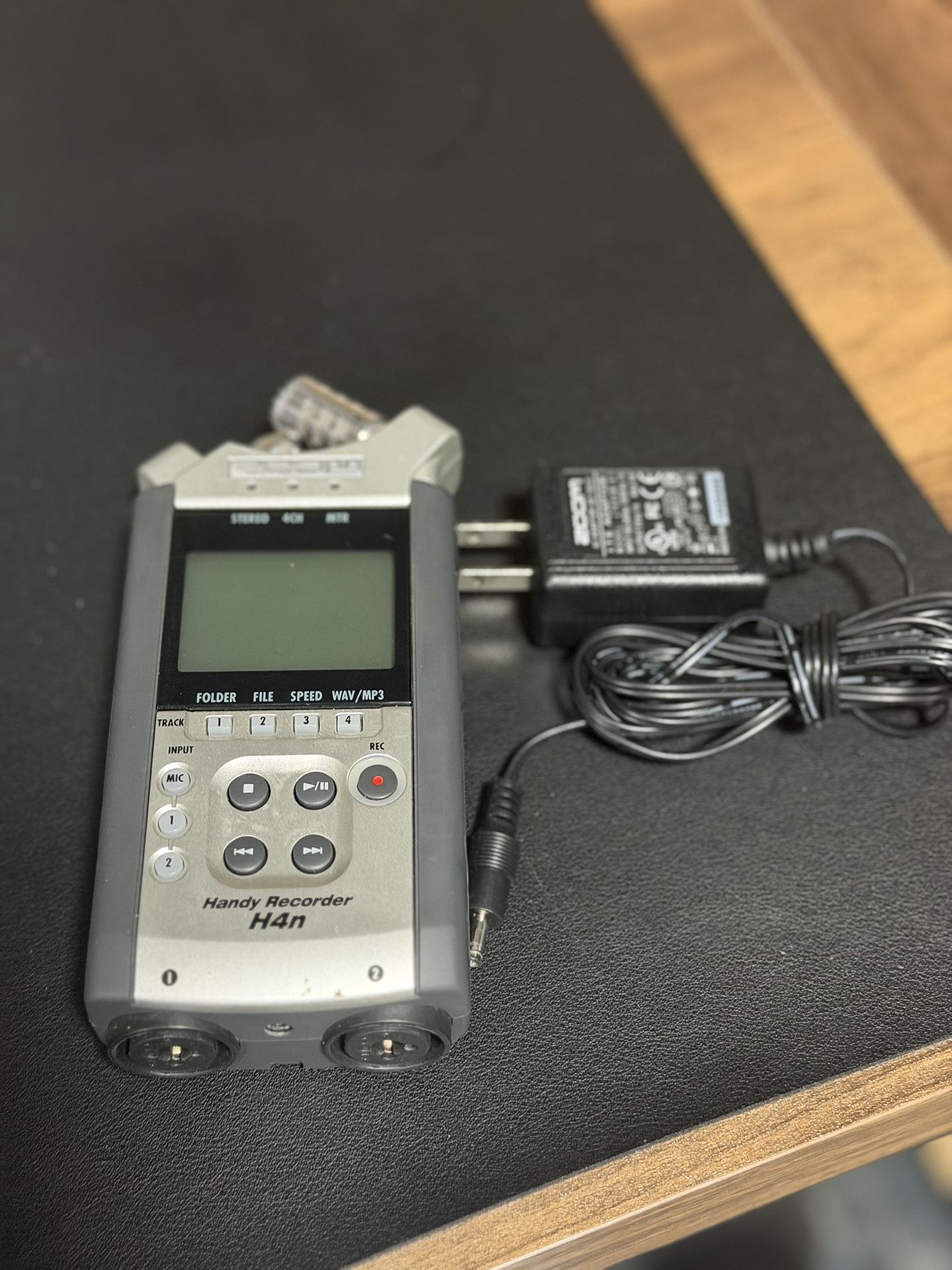 Zoom H4n Portable Digital Audio Recorder.