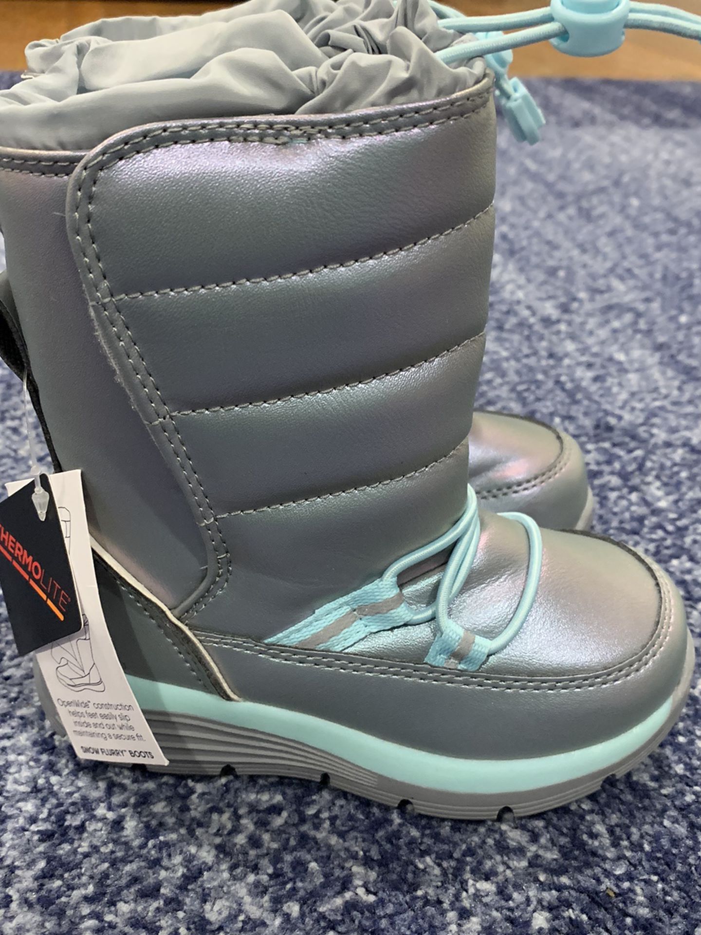 Toddler Lands End Snow Boots Size 8