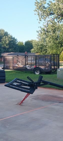 Large landscaping trailer