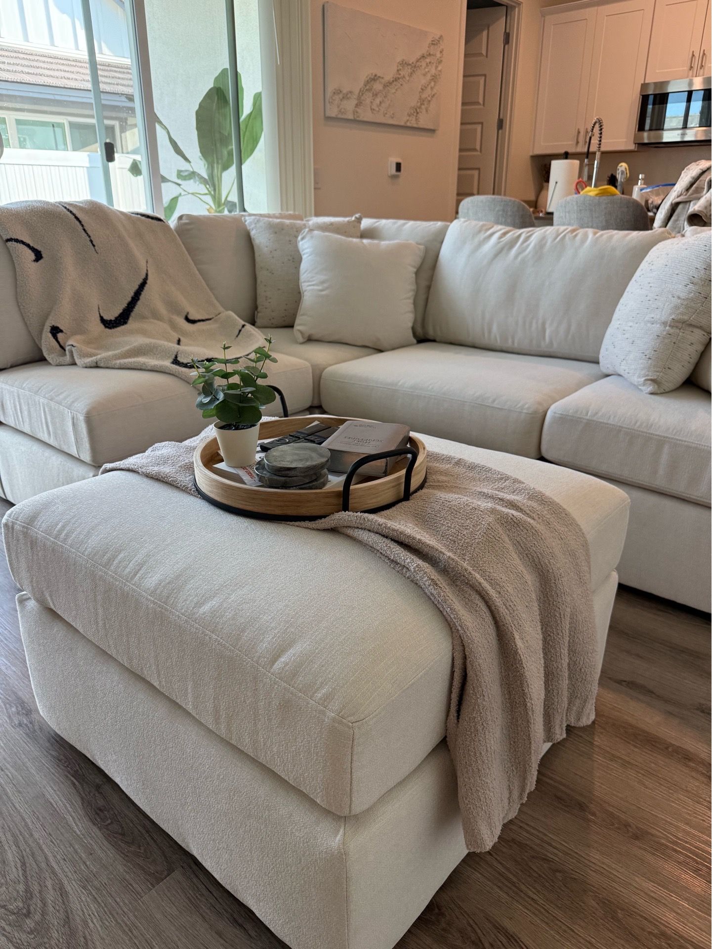 Modular couch w/ ottoman