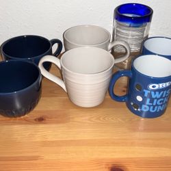 Assorted Mugs And Glass