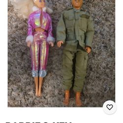 VINTAGE BARBIE AND KEN DOLLS  1976/1983