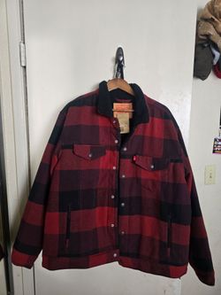 Levi Relaxed Plaid Trucker Jacket