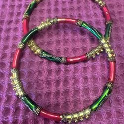 Vintage bangle Bracelets -2 Piece 