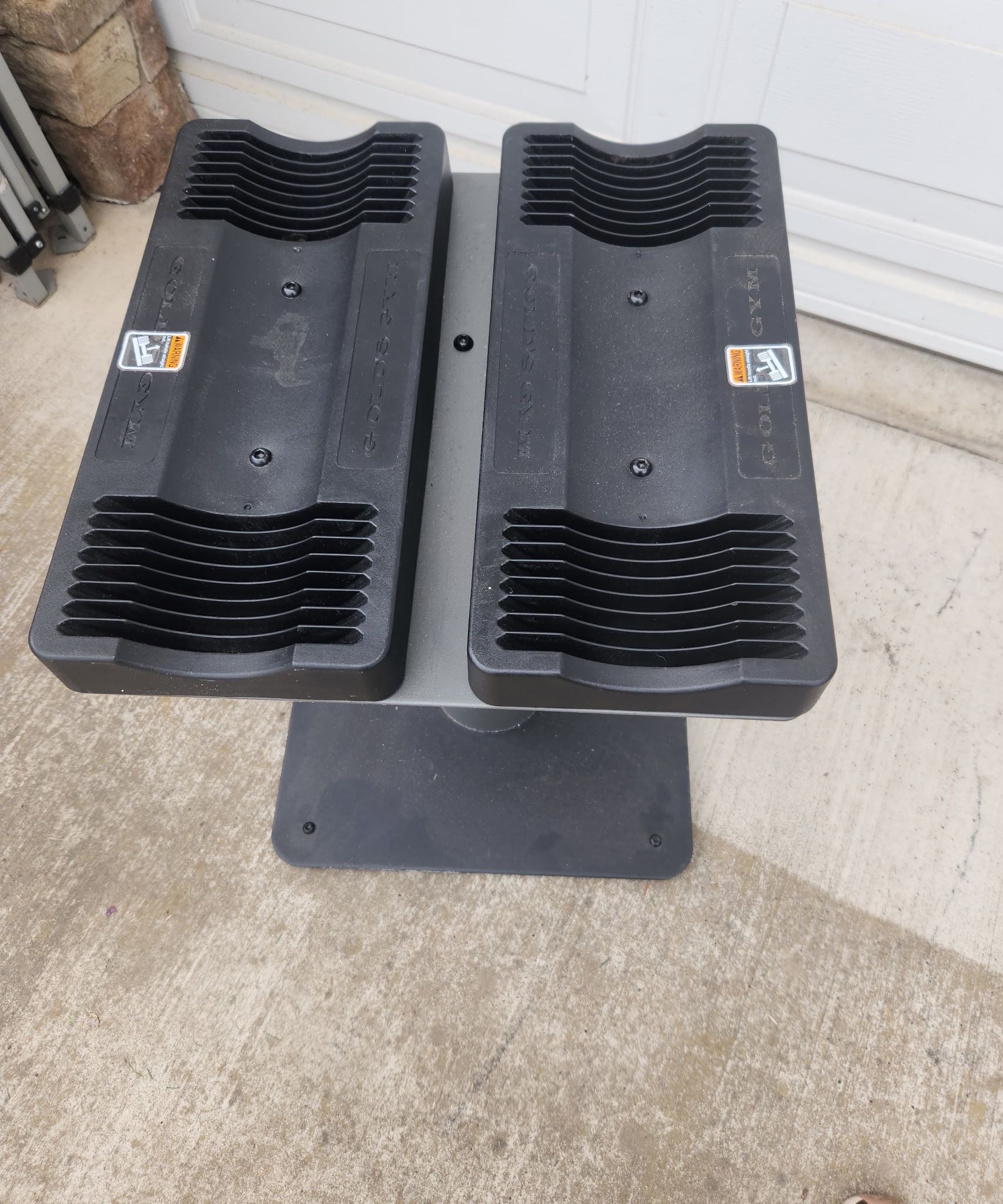 Golds Gym Adjustable Dumbbells Weight Stand