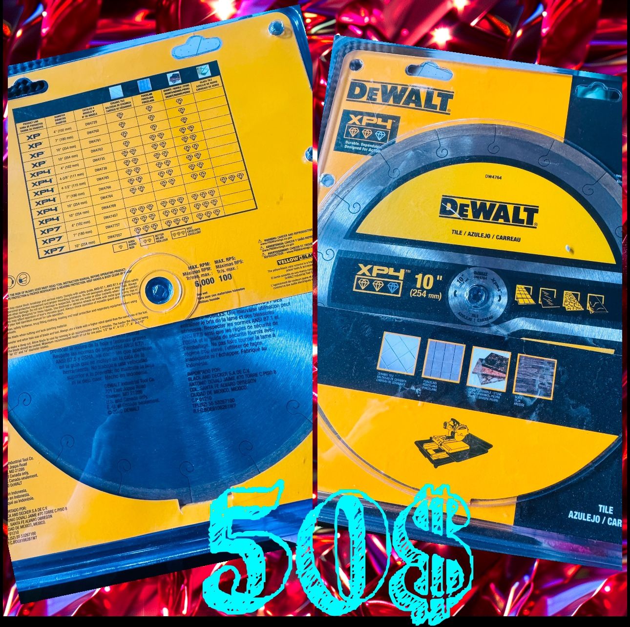 Dewalt 10” Diamond Blade