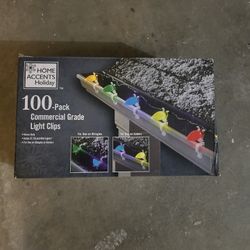100 Pk Light Clips