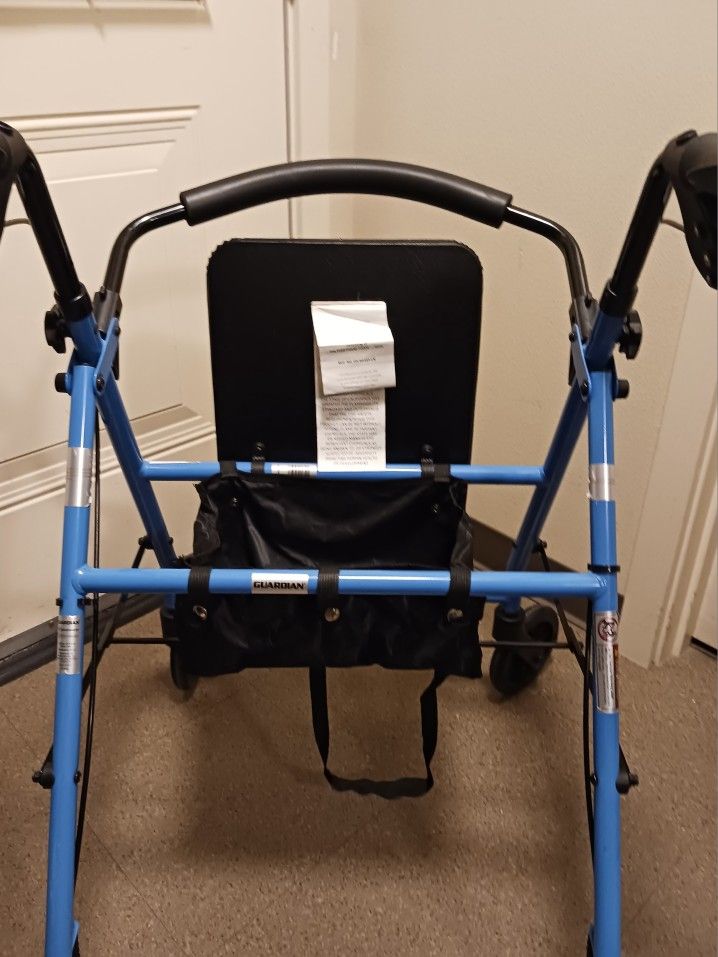 Guardian 300 Lb Capacity Walker Rollator Great Condition Only Used A Couple Times Like New Good Price!