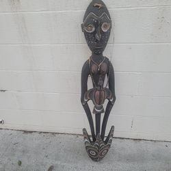 African tribal statue. mask
