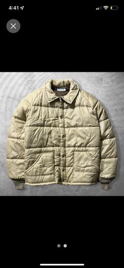 Vintage Beige Puffer Jacket