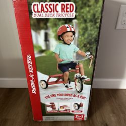 Classic Red Kids Tricycle