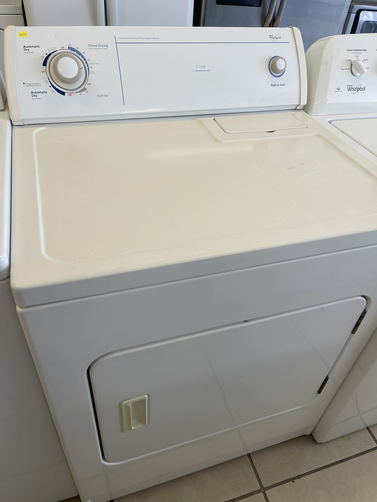 WHIRLPOOL DRYER BEIGE