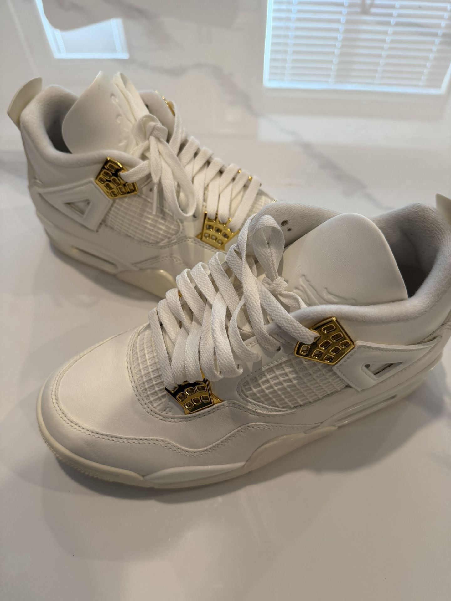 Jordan 4s  Metallic Gold