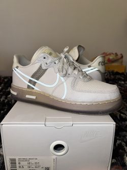 Nike Air Force 1 React QS White Ice Sz 8