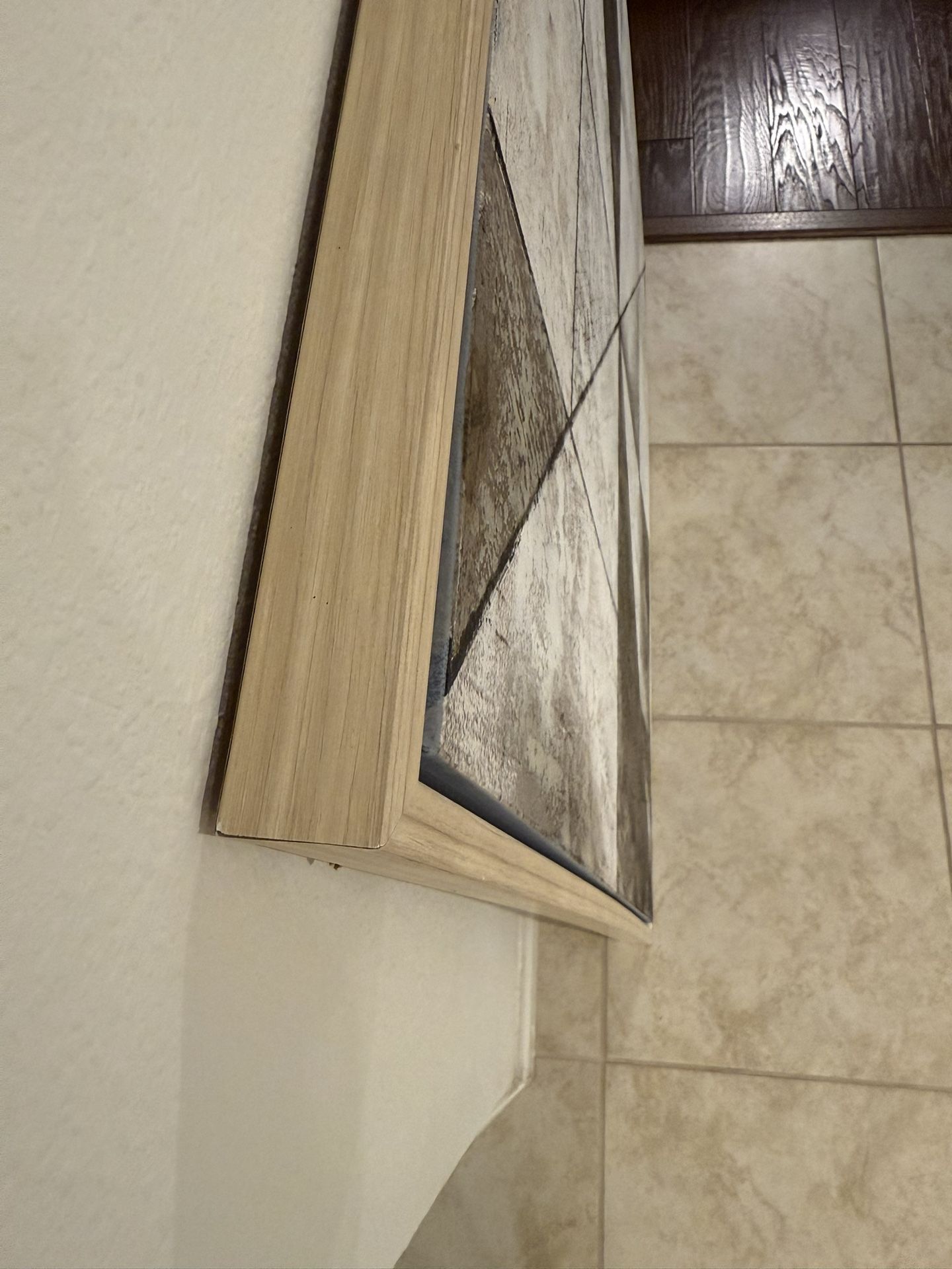 Wood Trimmed Home Wall Picture