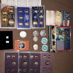 Silver And Coin Lot Almost 3 Oz Of Silver 