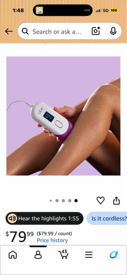 LEXI IPL Hair Removal Device
