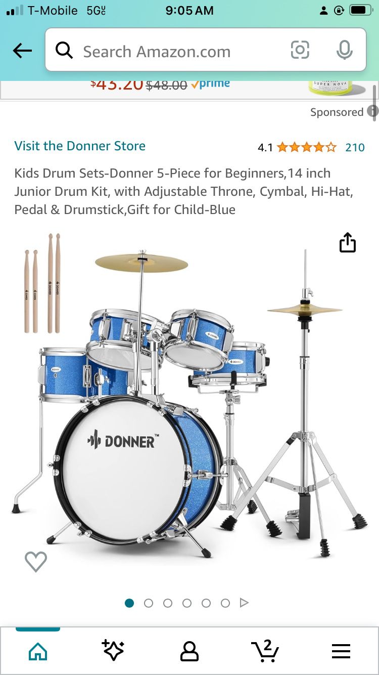 Donner Kids Drum Set