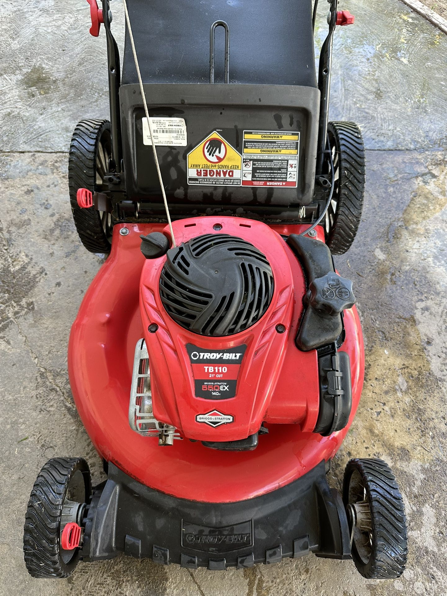 Lawnmower Troy Bolt Push Lawn Mower