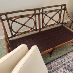 Rattan Loveseat 