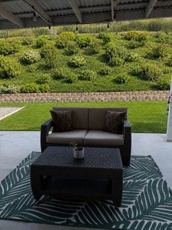 Patio couch & table