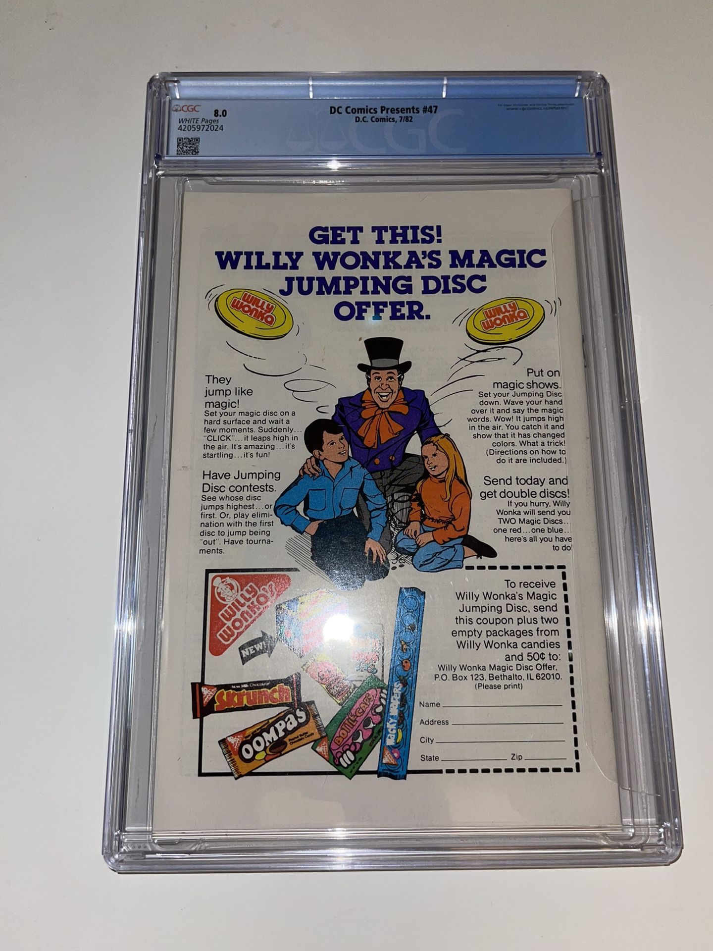 DC COMICS PRESENTS #47 CGC 8.0 July 1982 1st APPEARANCE of HE MAN and SKELETOR
