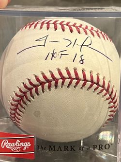 Trevor Hoffman Signed Baseball – HOF 18