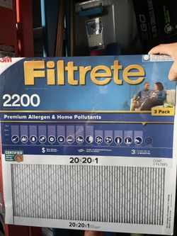 Filtrete AC Filters, 20x20x1,