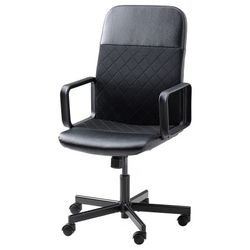 IKEA Swivel Office Chair – Adjustable Height & Tilt, Elegant Design