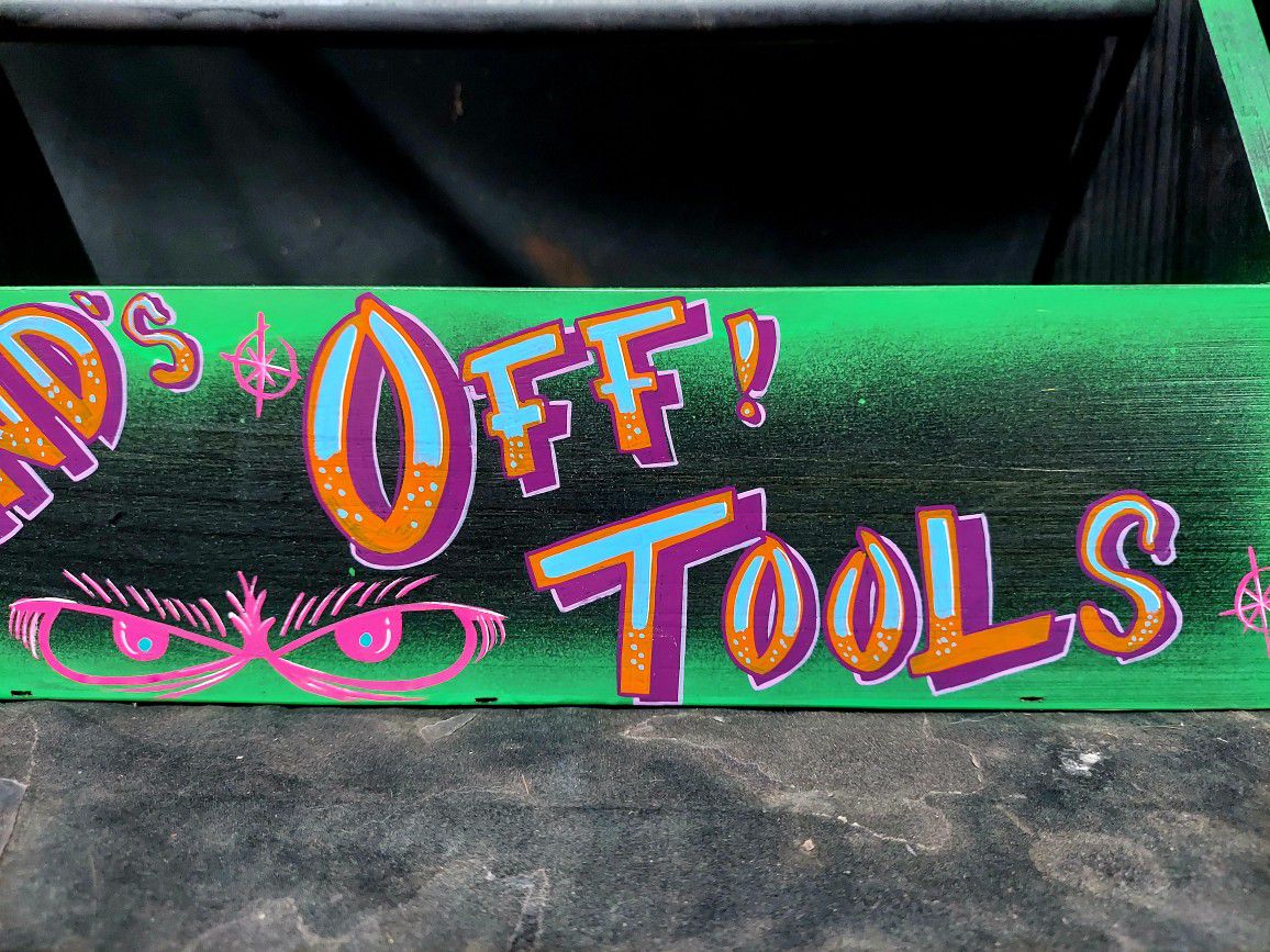 Custom Painted Tool Box